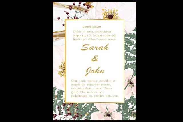 Desain Undangan Pernikahan