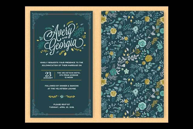 Desain Undangan Pernikahan