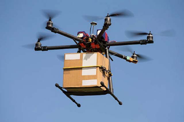 Drone untuk pengiriman barang