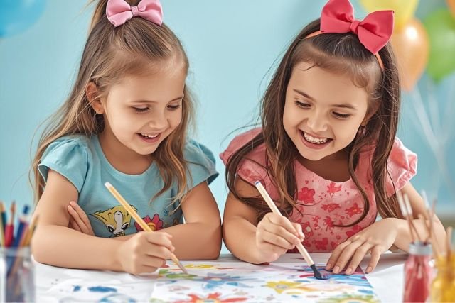 mainan anak perempuan Finger Painting